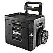ToughBuilt StackTech Profi-Box met wielen (b x d x h: 52 x 58,5 x 67 cm, Kunststof, Aantal schuifladen: 3 st.) | BAUHAUS