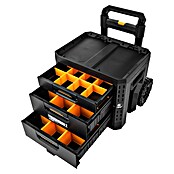 ToughBuilt StackTech Profi-Box met wielen (b x d x h: 52 x 58,5 x 67 cm, Kunststof, Aantal schuifladen: 3 st.) | BAUHAUS