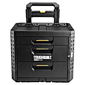 ToughBuilt StackTech Profi-Box met wielen (b x d x h: 52 x 58,5 x 67 cm, Kunststof, Aantal schuifladen: 3 st.) | BAUHAUS