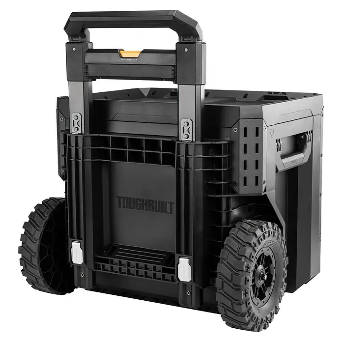 ToughBuilt StackTech Caja profesional con ruedas - An x Pr x Al: 52 x 58,5 x 67 cm, Plástico, Número de cajones: 1 ud. - La caja de herramientas ToughBuilt TB-TP-0114A: Robusta y móvil para cualquier lugar de trabajo, con ruedas para facilitar el transporte.