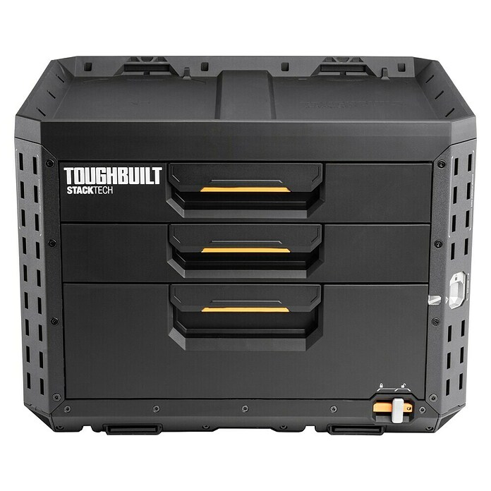 ToughBuilt StackTech Gereedschapskist (b x d x h: 56 x 43 x 42 cm, Kunststof, Aantal schuifladen: 3 st.) | BAUHAUS