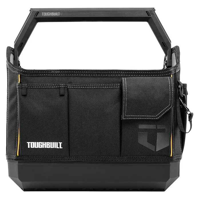 ToughBuilt StackTech Bolsa para herramientas Tool Tote - L x An x Al: 300 x 450 x 350 mm, Poliéster - Bolsa de herramientas Toughbuilt: Robusta y fiable, perfecta para guardar y transportar herramientas. Con asa para mayor comodidad.