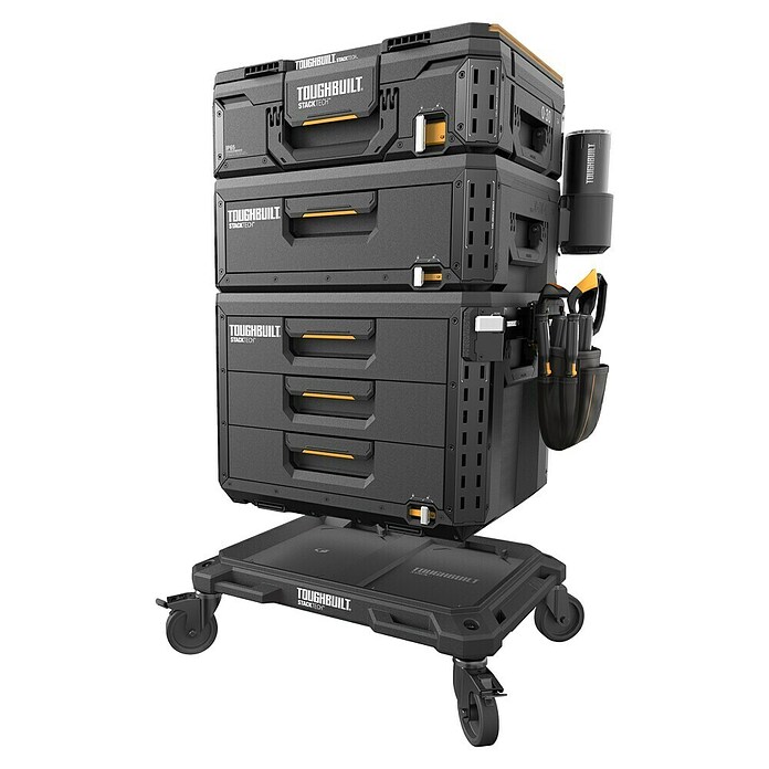 ToughBuilt StackTech Base con ruedas TB-B1-T-10-BEA (L x An x Al: 48,8 x 63,4 x 10,5 cm, Capacidad de carga: 113 kg) | BAUHAUS