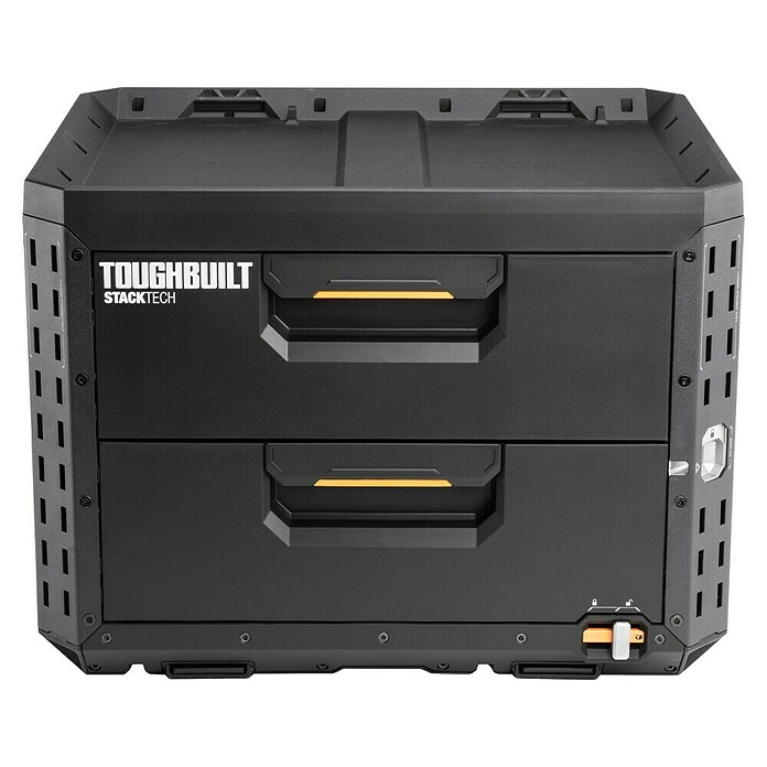 ToughBuilt StackTech Gereedschapskist (b x d x h: 56 x 43 x 42 cm, Kunststof, Aantal schuifladen: 2 st.) | BAUHAUS