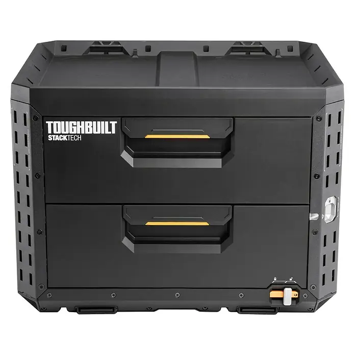 ToughBuilt StackTech Caja para herramientas XL - An x Pr x Al: 56 x 43 x 42 cm, Plástico, Número de cajones: 2 ud. - El robusto armario para herramientas Toughbuilt StackTech con dos cajones ofrece una solución segura para guardar herramientas.