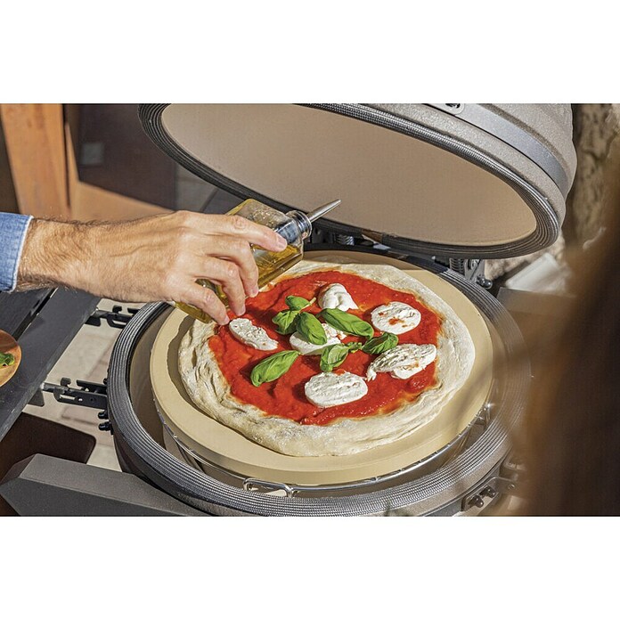 Boretti Pizzasteen (Passend bij: Ceramica Barbecue Medium en Large) | BAUHAUS