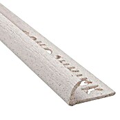 Cantonera  PVC Crema rústica (2,5 m x 12 mm x 12 mm)