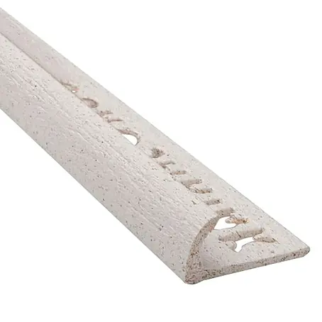 Perfil para baldosas PVC Crema rústica