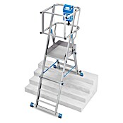 Krause Sprossen-Gelenk-Teleskopleiter Skymatic 3-5 Sprossen (Arbeitshöhe: 3,3 m, Anzahl Tritte: 5 Stk., Aluminium) | BAUHAUS
