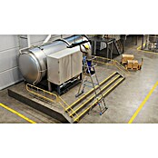 Krause Sprossen-Gelenk-Teleskopleiter Skymatic 5-9 Sprossen (Arbeitshöhe: 4,35 m, Anzahl Tritte: 9 Stk., Aluminium) | BAUHAUS