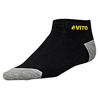 Vito Calcetines Everuday Fresh (38, Negro/Gris/Amarillo)