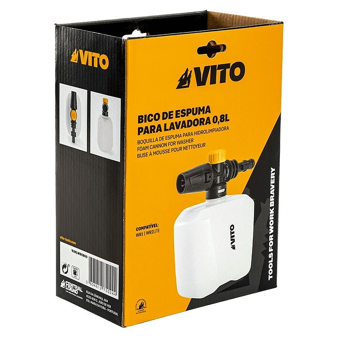 Vito Boquilla de espuma (800 ml, Específico para: Hidrolimpiadoras WR1 y WR2 Lite) | BAUHAUS