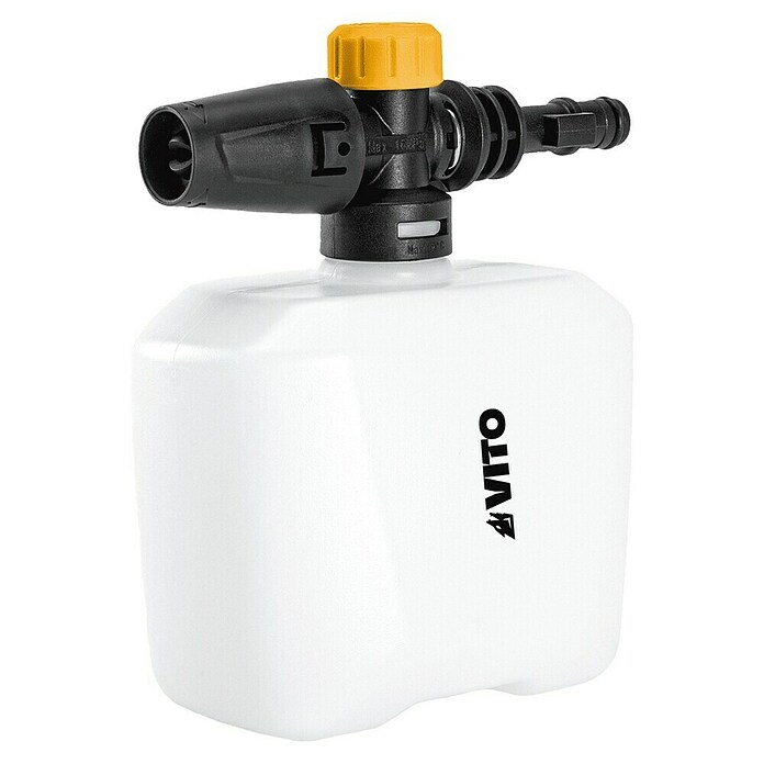 Vito Hidrolimpiadora de alta presión WR1 con boquilla espumante (115 bar, 1.300 W, Capacidad de bombeo: 6,5 l/min) | BAUHAUS