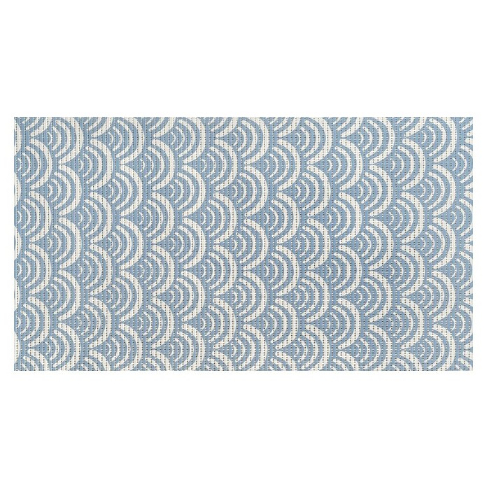 Bodenschutzmatte Porcelain (B x L: 65 cm x 2 m, PVC, Blau) | BAUHAUS