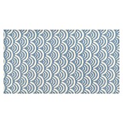 Bodenschutzmatte Porcelain (B x L: 65 cm x 2 m, PVC, Blau) | BAUHAUS