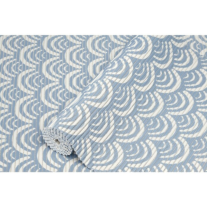 Bodenschutzmatte Porcelain (B x L: 65 cm x 2 m, PVC, Blau) | BAUHAUS