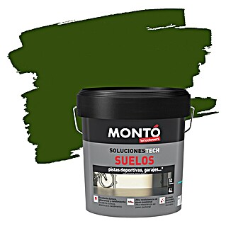Montó Pintura para suelos Expresa (Verde, 4 l, Mate sedoso)