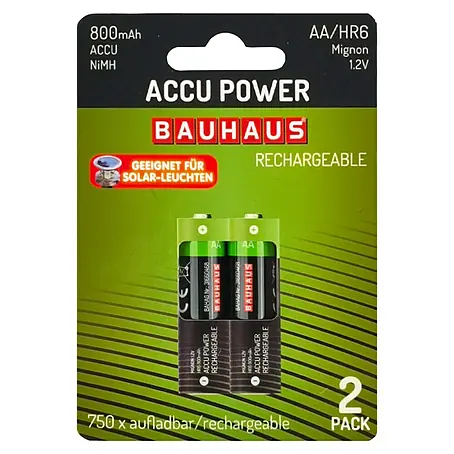 BAUHAUS  Akku-Batterien HR03 Solar