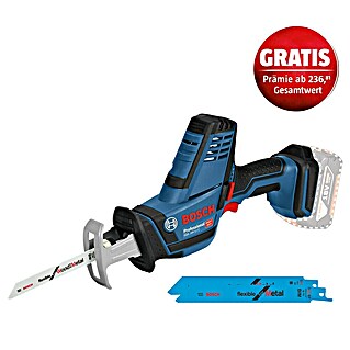Bosch Professional AMPShare 18V Akku-Säbelsäge GSA 18 V-LI C L-Boxx (18 V, Ohne Akku, 0 /min - 3.050 /min, Koffer)