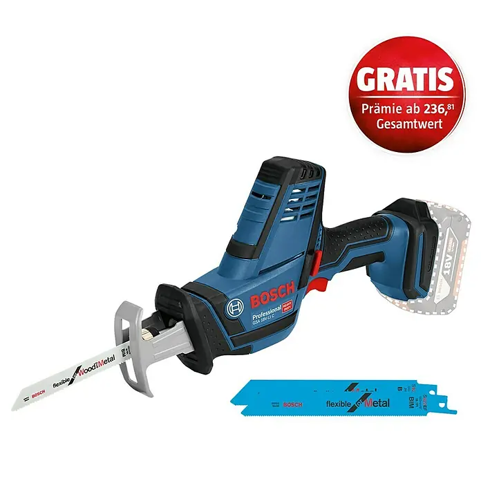 Bosch Professional AMPShare 18V Akku-Säbelsäge GSA 18 V-LI C L-Boxx18 V, Ohne Akku, 0 /min - 3.050 /min, Koffer - Kampagnenbild