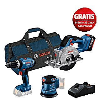 Bosch Professional Maschinen-Set Combo-Kit (18 V, 1 Akku, 6 -tlg.)