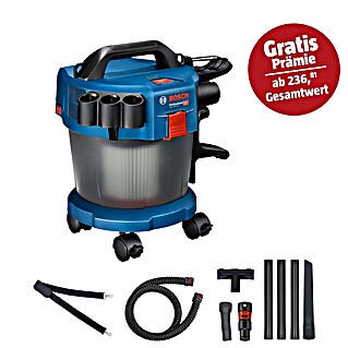 Bosch Professional AMPShare 18V Akku-Nass-Trockensauger GAS 18V-10 L Kit (18 V, Ohne Akku, Behältervolumen: 10 l)