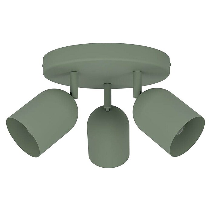 Eglo Led-plafondspot Tilston 3-voudig (Groen, Diameter: 25 cm) | BAUHAUS