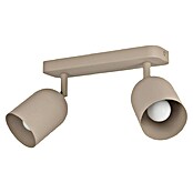 Eglo Plafondspot Tilston 2-voudig (40 W, l x b x h: 28 x 8 x 20,5 cm, Zand, E14, 2 st.) | BAUHAUS