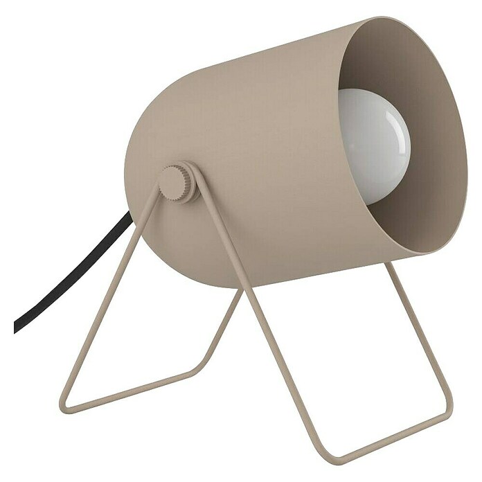 Eglo Tafellamp Tilston (l x b x h: 12,5 x 10,8 x 14,5 cm, Zand, E14) | BAUHAUS