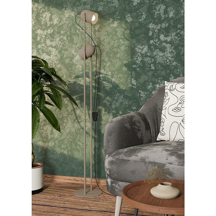 Eglo Vloerlamp Tilston (Hoogte: 142,5 cm, Zand, E14) | BAUHAUS