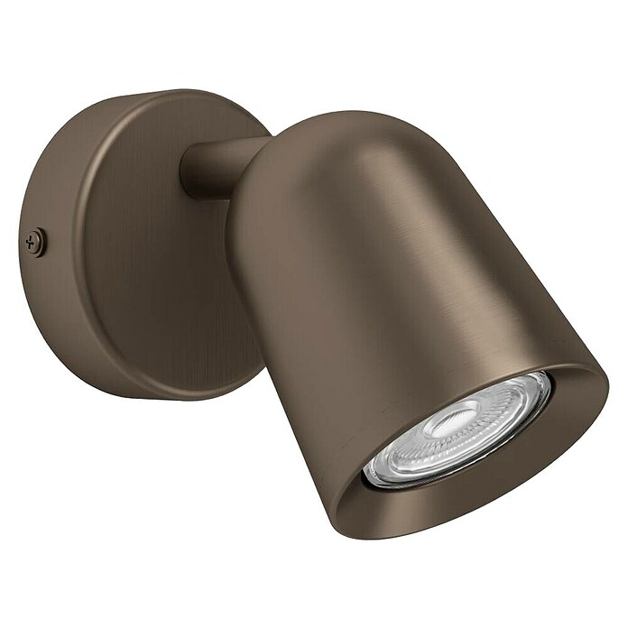 Eglo Led-wandspot Camaldoli enkel (Donker Brons, Diameter: 8,5 cm) | BAUHAUS