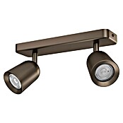 Eglo Led-plafondspot Camaldoli 2-voudig (l x b x h: 30 x 4,5 x 11,5 cm, Donker Brons) | BAUHAUS