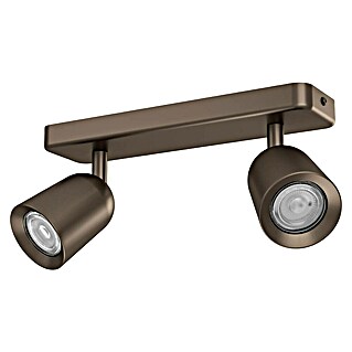 Eglo Led-plafondspot Camaldoli 2-voudig (l x b x h: 30 x 4,5 x 11,5 cm, Donker Brons)