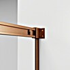 GME Mampara para bañera Basic (An x Al: 165 x 150 cm, Vidrio serigrafiado, Cobre) | BAUHAUS