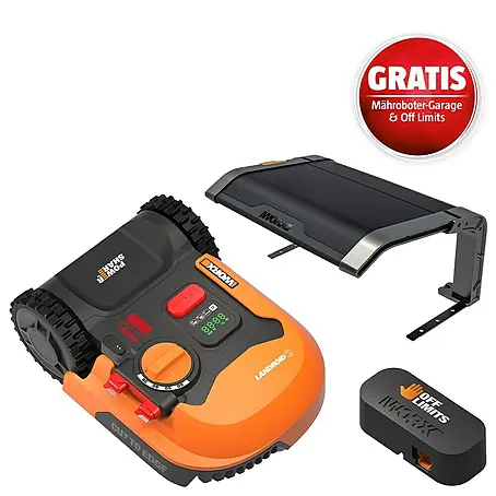Worx PowerShare 20V Mähroboter-Set