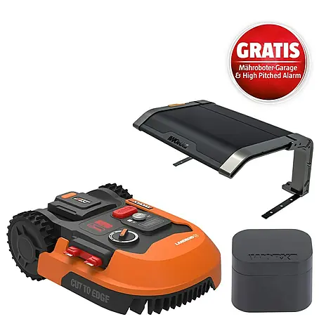 Worx PowerShare 20V Mähroboter-Set