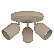 Eglo Plafondspot Tilston 3-voudig (40 W, l x b x h: 25 x 25 x 21 cm, Zand, E14, 3 st.) | BAUHAUS