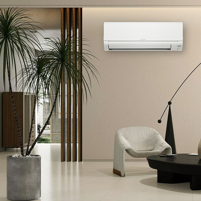 Mitsubishi Electric Inverterski klima-uređaj MSZ-DW 25VF  (Snaga hlađenja: 2.500 W, Snaga grijanja: 1.900 W, Površina prostorije: 20 m² - 25 m²) | BAUHAUS