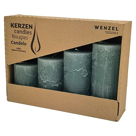 Stumpenkerzen-Set Rustic Safe