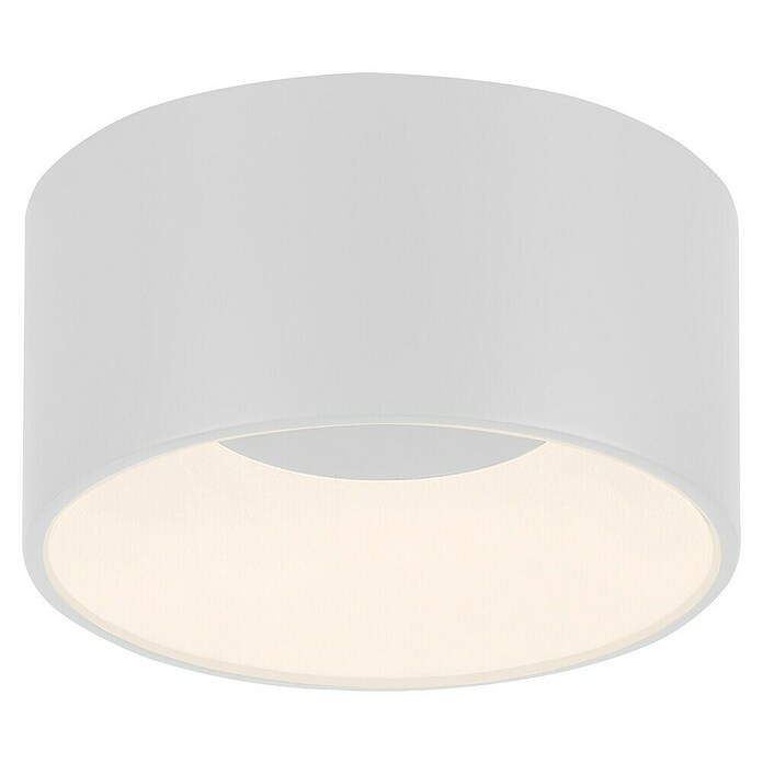 Plafón LED redondo Tanika (13 W, Ø x Al: 16 x 80 cm, Blanco, Blanco cálido) | BAUHAUS