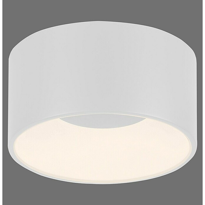 Plafón LED redondo Tanika (13 W, Ø x Al: 16 x 80 cm, Blanco, Blanco cálido) | BAUHAUS