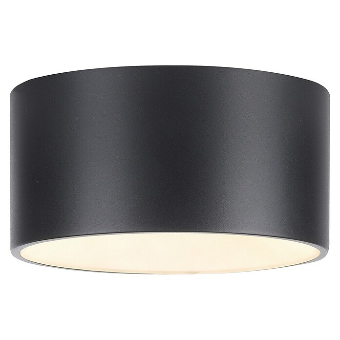 Plafón LED redondo Tanika (13 W, Ø x Al: 16 x 80 cm, Negro, Blanco cálido) | BAUHAUS