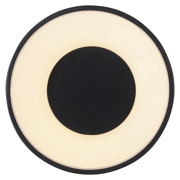 Plafón LED redondo Tanika (13 W, Ø x Al: 16 x 80 cm, Negro, Blanco cálido) | BAUHAUS