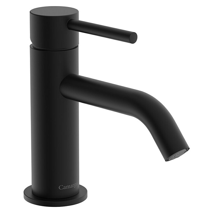 Camargue Grifo monomando de agua fría Padua (Negro, Mate) | BAUHAUS