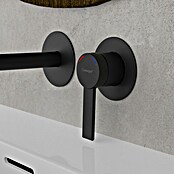 Camargue Wand-Waschtischarmatur Mallorca (Schwarz) | BAUHAUS