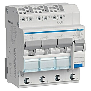 Hager FI/LS-Schalter (16 A, 30 mA, Polanzahl: 3 Stk., mit Neutralleiter)