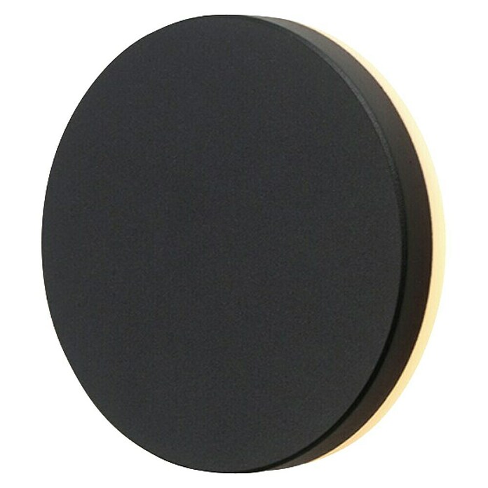 Green Tech LED zunanja stenska svetilka Vermont  (6 W, Črna, IP65, Premer: 150 mm) | 3078 - Wandleuchte Outdoor | CAJA - Outdoorleuchten Hochvolt | CAJ - Outdoorleuchten | CA - Beleuchtung | C - Elektro | BAUHAUS