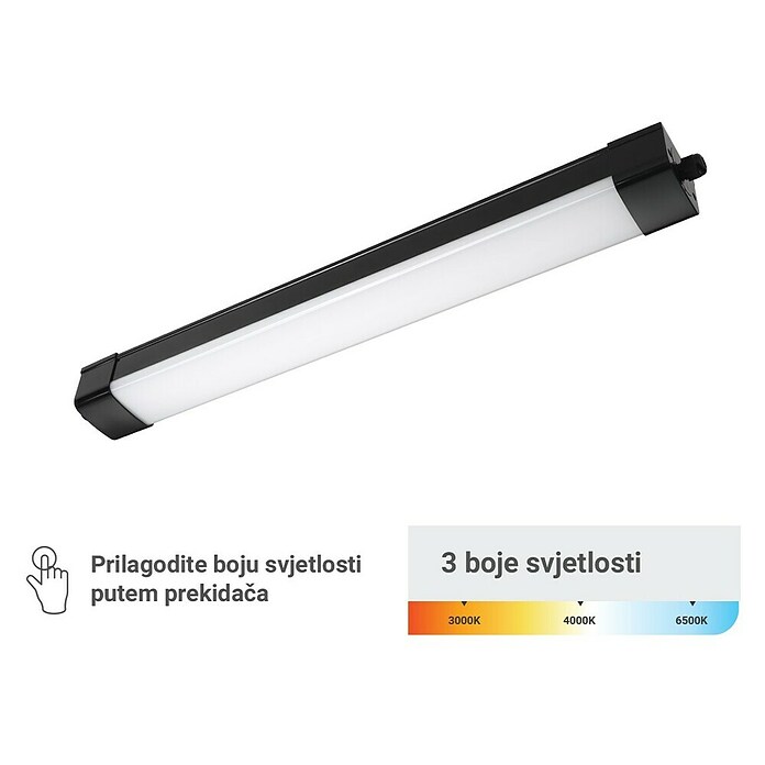 Green Tech Podelementna LED svjetiljka  (D x Š x V: 60 x 7,5 x 5,2 cm, 220 V - 240 V) | BAUHAUS