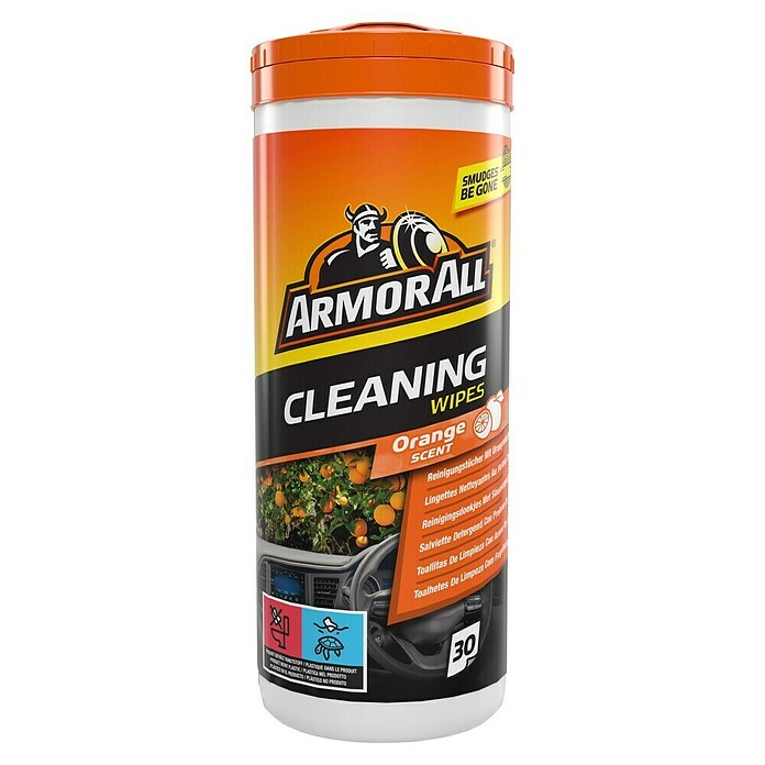 ArmorAll Reinigungstücher (25 Stk., Orangenduft)