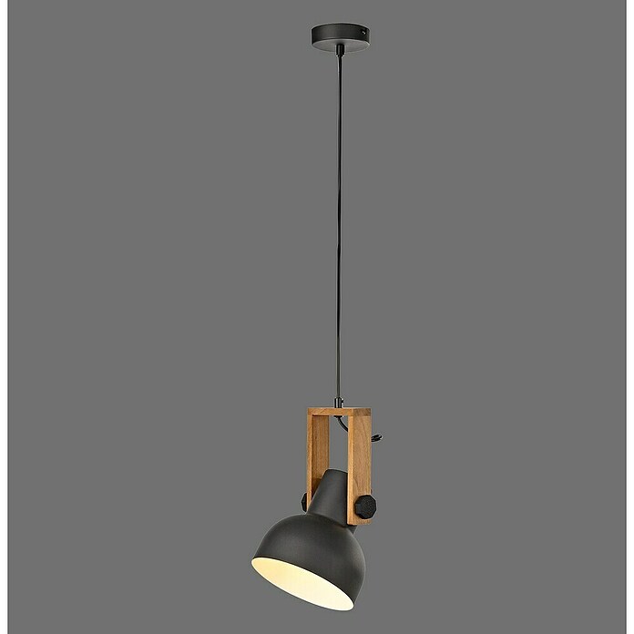 Just Light Lámpara colgante CUP 2.0 (60 W, L x An x Al: 26 x 16 x 120 cm, Negro, E27, 1 ud.) | BAUHAUS